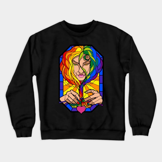 Mother Nature Crewneck Sweatshirt by CupidsArt - TP